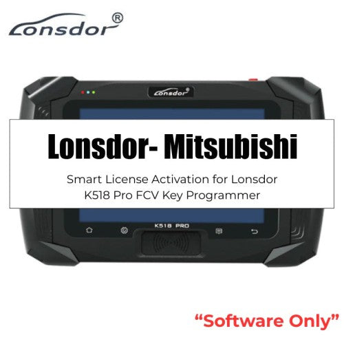 Mitsubishi Lizenzaktivierung für Lonsdor K518 PRO FCV Version Schlüsselprogrammierer
