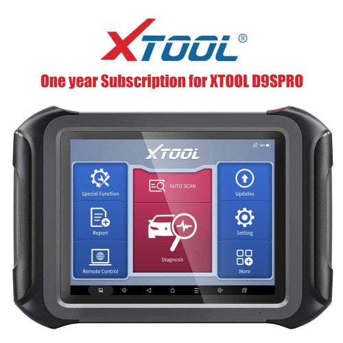 Layanan Pembaruan Satu Tahun untuk XTOOL D9S PRO D9SPRO