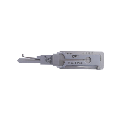 ABUDU AFCP006U KW1 Flat Milling Single Track Unlocking and Decoding 2-in-1 Tool, Tooth Depth (5-cut) IC CARD: 312