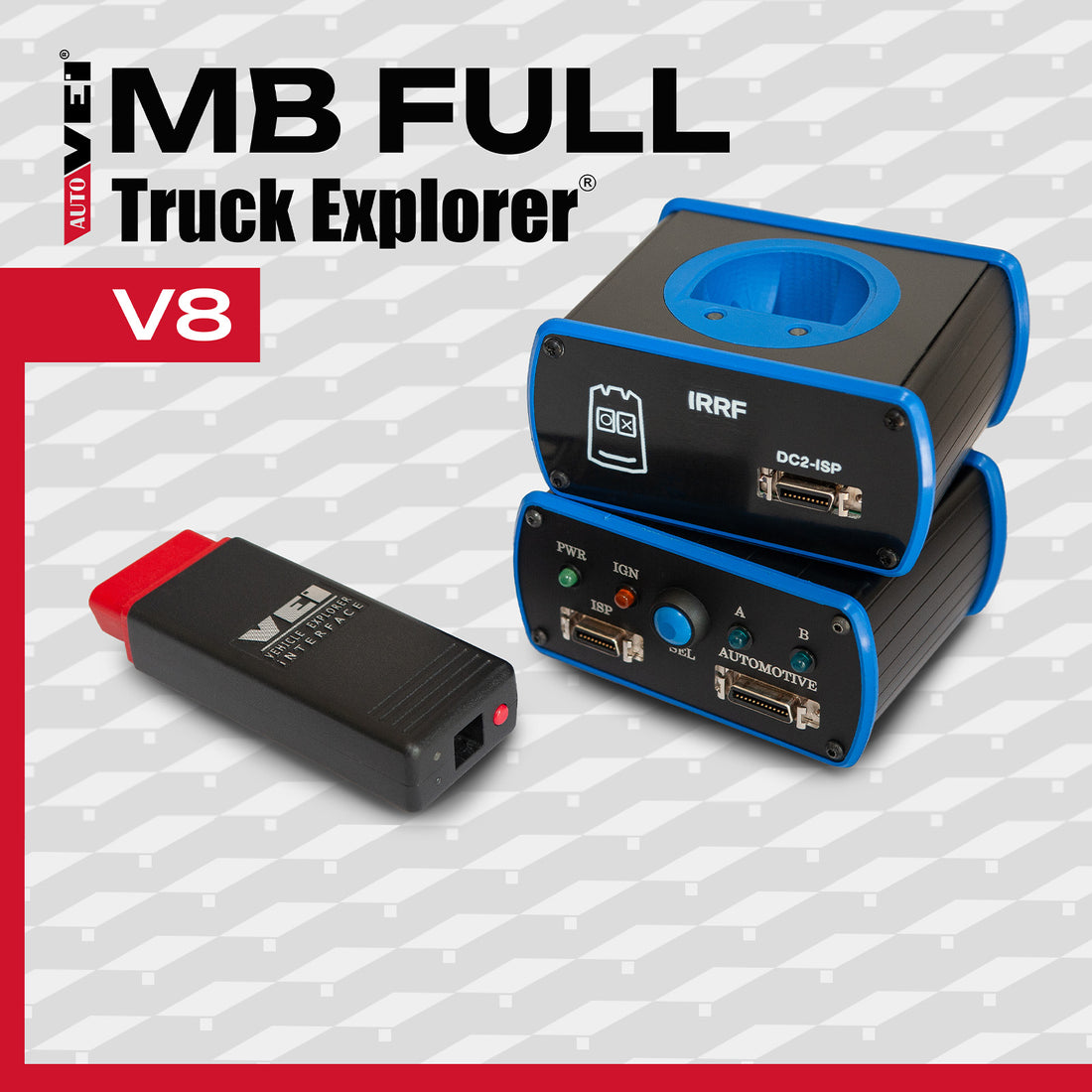 AutoVEI Truck Explorer VEI8 MB FULL 2025 Aktualisiert V7 Kits LKW-PROGRAMMIERUNG & DIAGNOSTIKWERKZEUGE