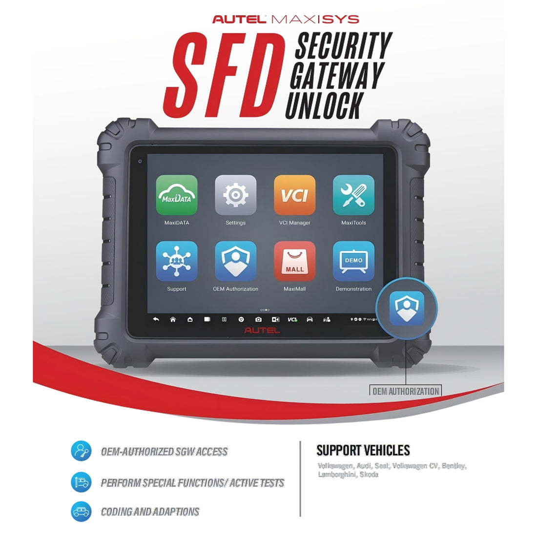 AUTEL VAG SFD 1 Token (Bir VIN için 24 Saatlik Token)
