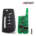 KEYDIY KD B13-4 Universal Flip Remote Key 3+1 Buttons for Toyota Type