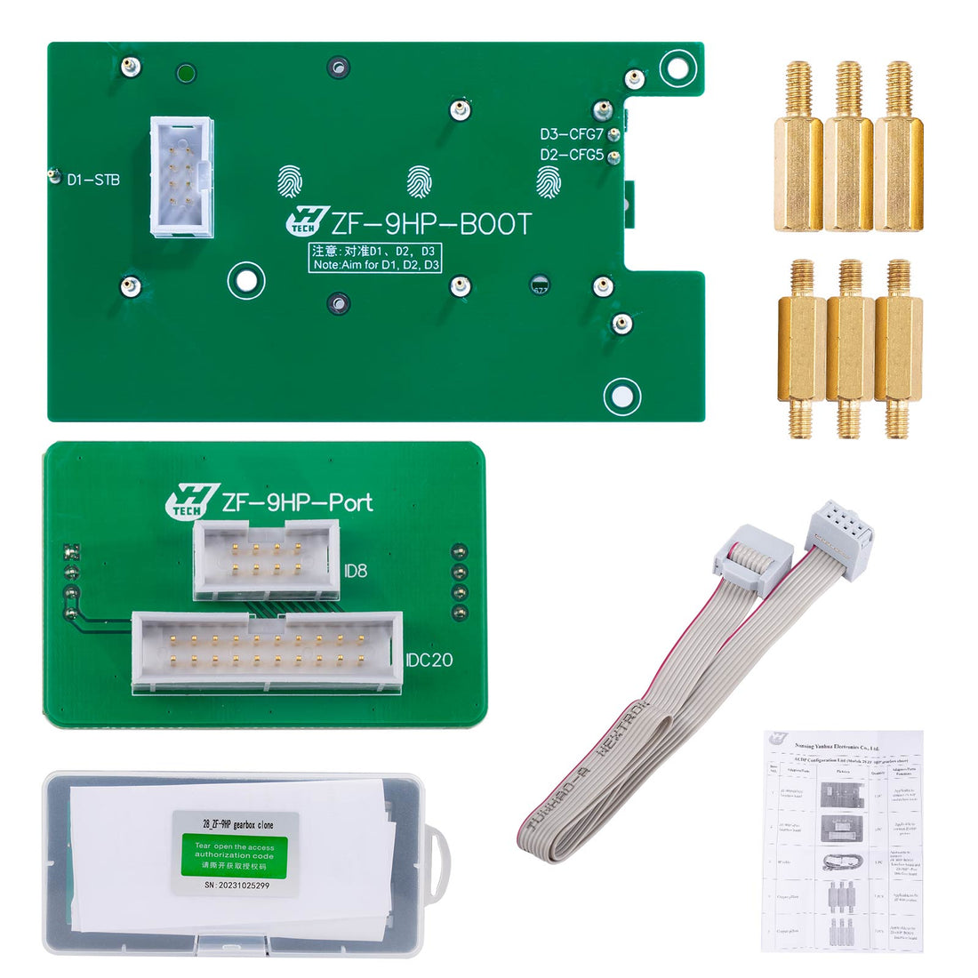 Modulo Yanhua Mini ACDP-2 28 con licenza A703 per clonazione computer cambio ZF-9HP, supporta JLR, Chrysler, Dodge, Fiat, Honda e Jeep