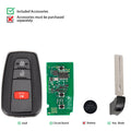 [5Pcs/Set] Autel IKEYTY8A3AL Toyota Style 3 Buttons Lock Unlock Panic 315/433 MHz Smart Key Free Shipping