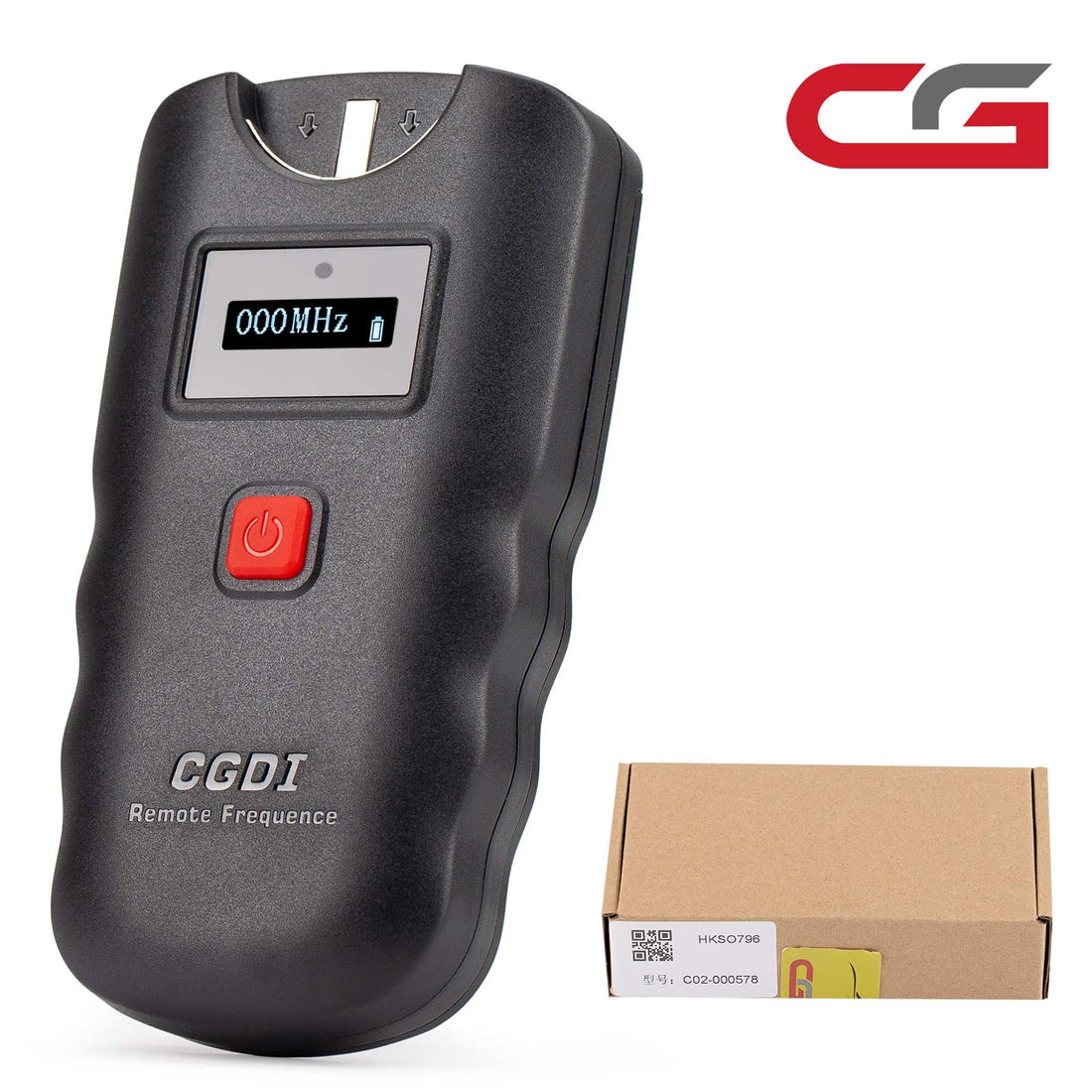 Perangkat Tes Frekuensi CGDI MHz 315MHz/ 433MHz/ 868MHz/ 902MHz Mendukung Deteksi Tegangan Baterai Tombol LR/AGSR/CR/Zinc Air dan LiR