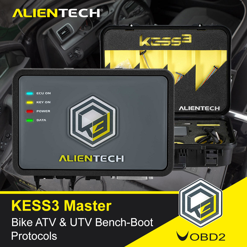 تفعيل بروتوكولات بنش-بوت للدراجات ATV وUTV الأصلية Alientech KESS V3 KESS3 ماستر
