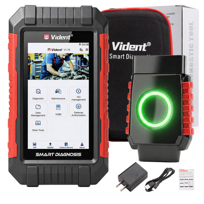 VIDENT G5 Lite Supports 5 Special Functions, Oil Light/Service Reset, EPB, Battery Configuration, Injector Coding, AF, Bluetooth & WIFI