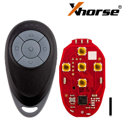Xhorse XKGTF1EN Universal Garage Remote Control, 3 Channels for Garage Doors, Electric Gates, Parking Locks, Electric Bikes, and Rolling Shutters, 5PCS/Pack