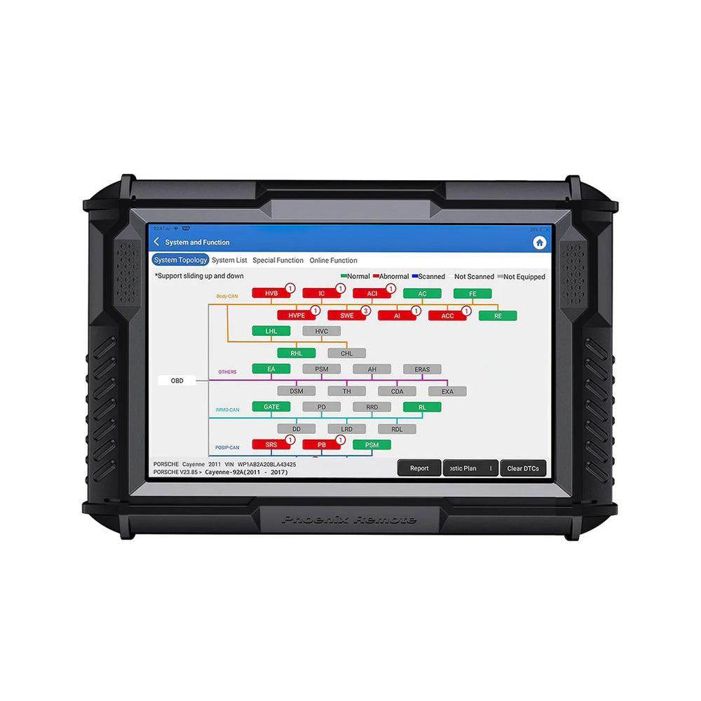 TOPDON Phoenix Remote 10.1" OE-Level Scan Tool Remote Programming, Cloud-Based Programming