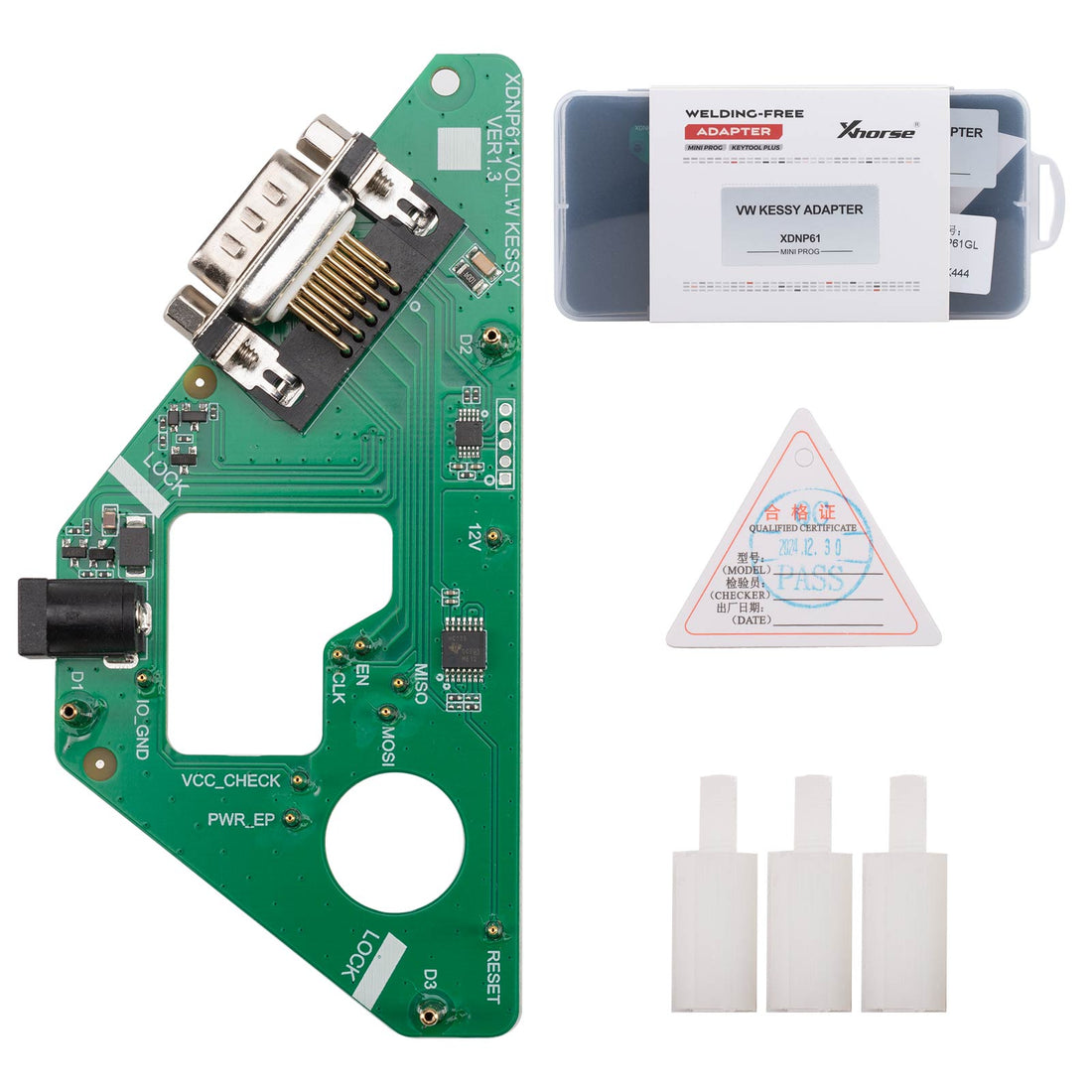 Xhorse XDNP61GL VOL.W KESSY Solder-Free Adapter for Reading IMMO Data Without Disassembly, Compatible with Multi-PROG and Key Tool Plus