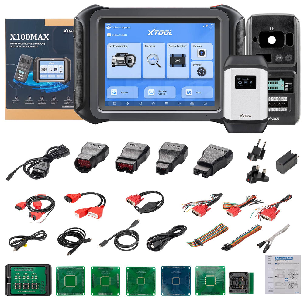 XTOOL X100 MAX Key Programmer 42+ Reset ECU Programming With KC501 All Key Lost Car Diagnostic Tool