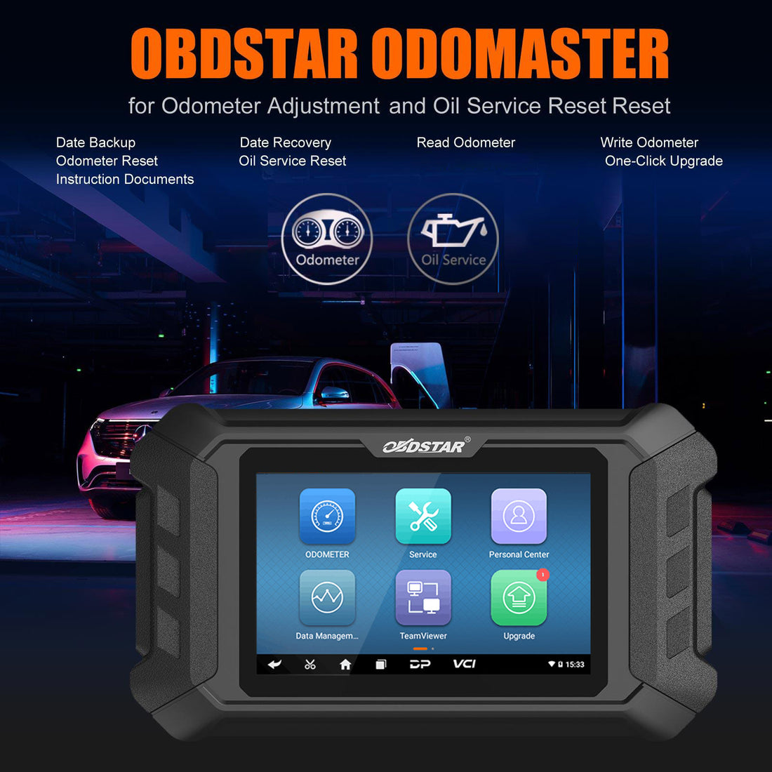 Авторизация функции сброса одометра и сброса обслуживания масла для OBDSTAR P50