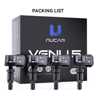 THINKCAR MUCAR VENU5 Tire Pressure Sensors Support 315MHz & 433MHz Dual Frequency 4PCS/Set.