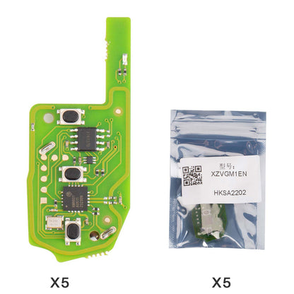 Xhorse XZVGM1EN MQB48 Special PCB Board 3 Buttons Exclusively for VW 5pcs/lot