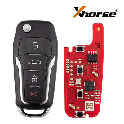Xhorse XKFO21EN Ford 2nd Generation Smart Key 4 Buttons Universal Remote Key 5pcs per Lot