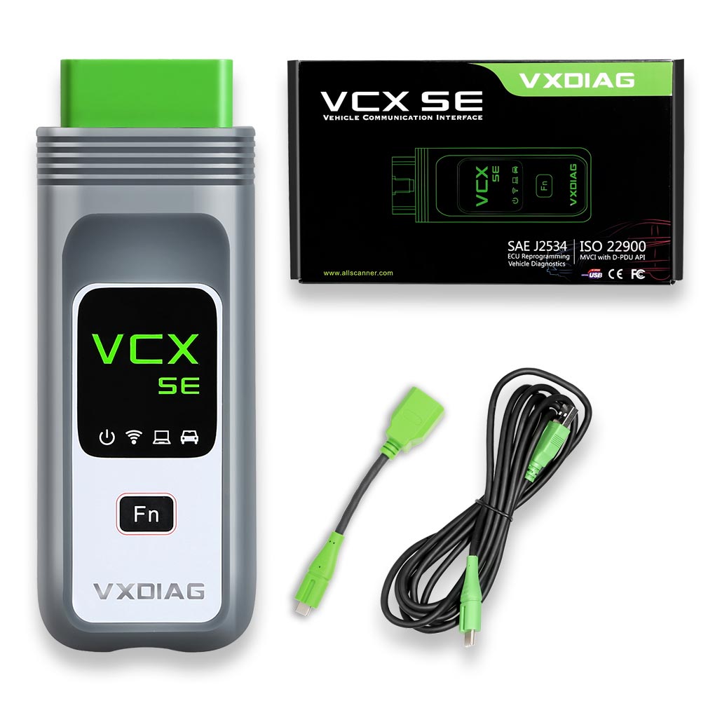 VXDIAG VCX SE Hardware Dispositivo J2534 Passthru Supporta Doip Qualsiasi Licenza Può Essere Aggiunta