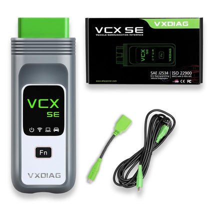 VXDIAG VCX SE Hardware J2534 Passthru Device Support Doip Any License Can be Added