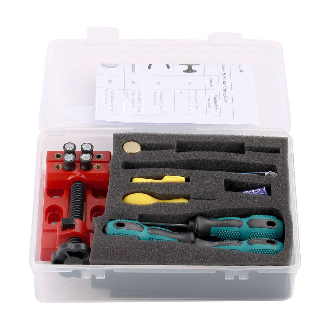 Kit de corte de llaves 2026 YANHUA Vtool 5C/5D para Volkswagen Audi Porsche extracción de carcasa de llave 5C 5D