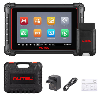 2026 Autel MaxiCOM MK900-BT Bidirectional Diagnostic Scanner Update of MX900 MK808BT CAN-FD&DOIP FCA Autoauth 40+ Service WiFi Print