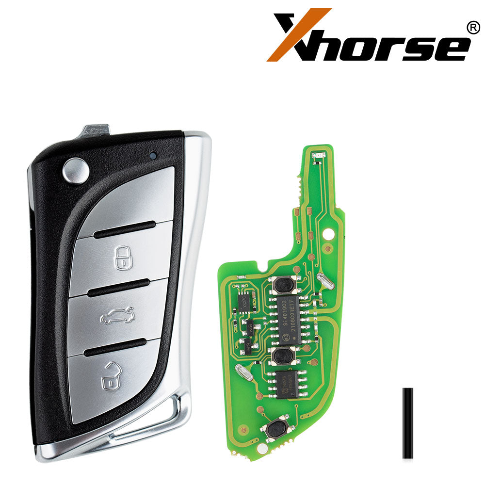 Xhorse XELEX0EN Super Remote Flip Key 3 Buttons for Toyota Lexus Type Built in Super Chip 5pcs per lot