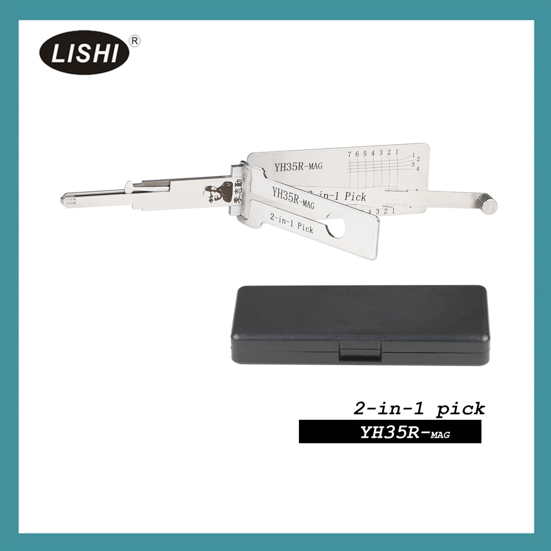 LISHI YH35R-MAG Fresatura Piana Yamaha Moto Scanalatura Destra Strumento 2-in-1