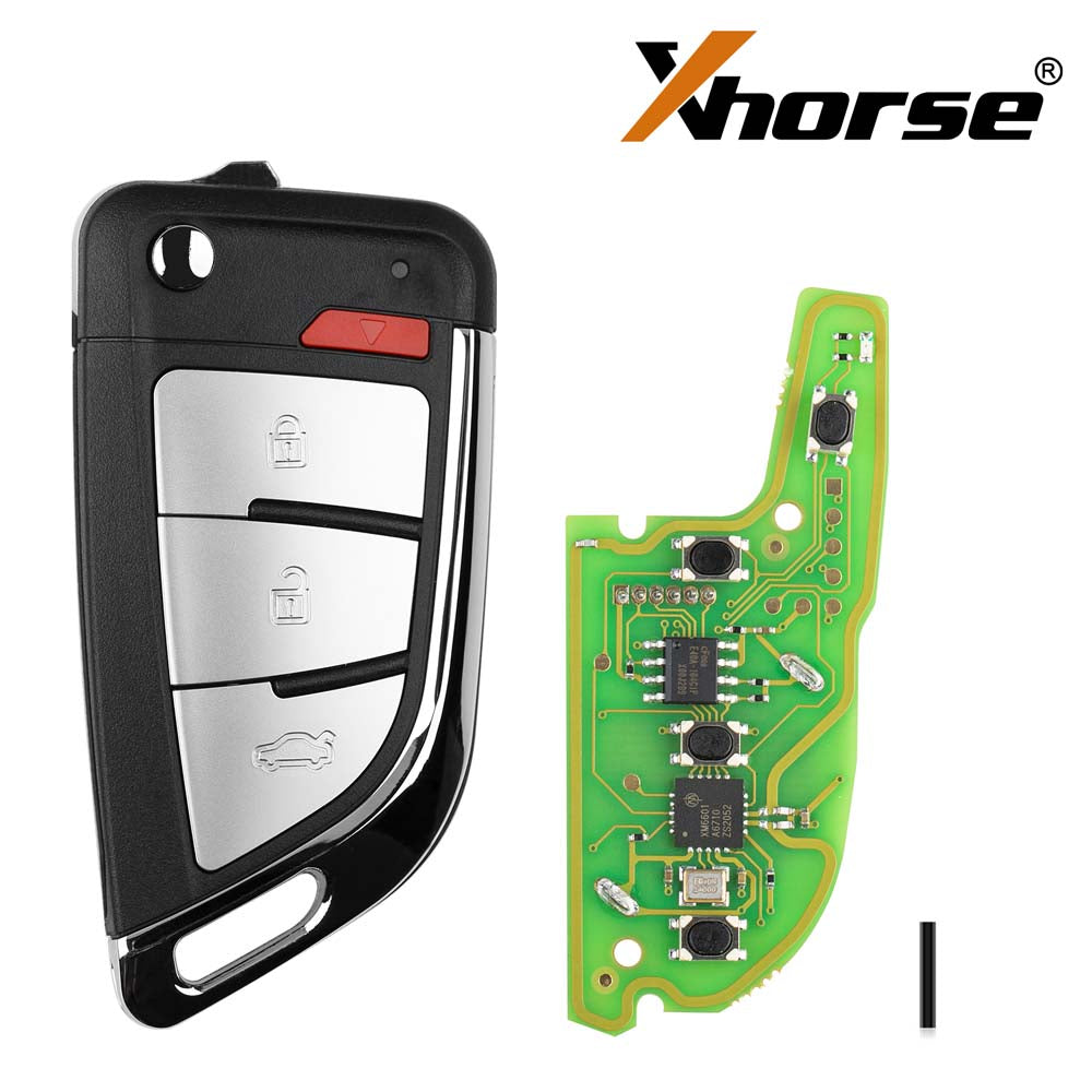 Xhorse XKKF20EN Wired Remote Key Memorial Knife Style 3 Buttons 5-Pack