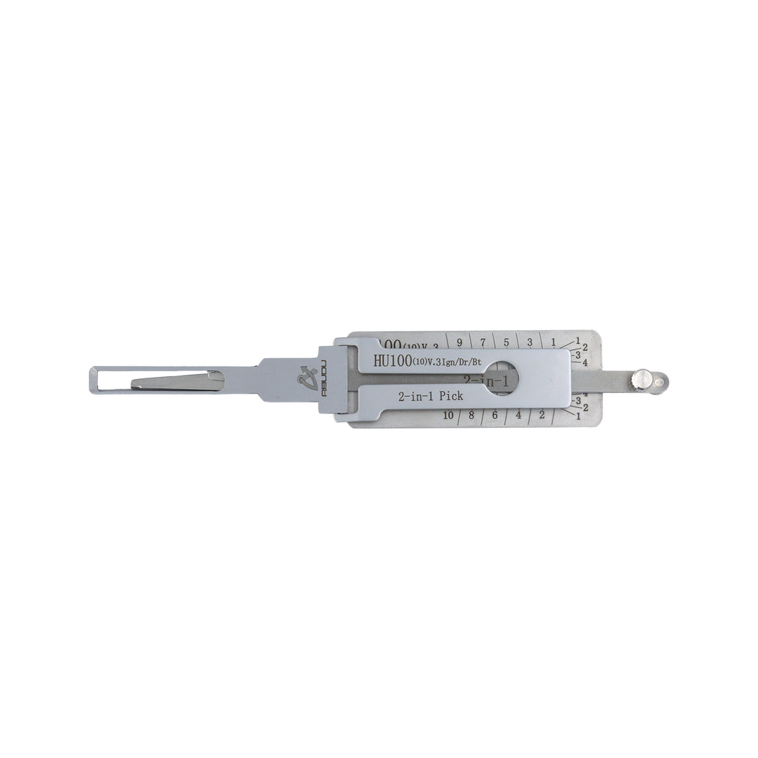 أبودو AIAN019U HU100-10 أداة فتح وقراءة مسار مزدوج مع طحن داخلي، عمق الأسنان (10 قطع)