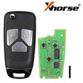 Xhorse XKAU01EN Wire Universal Flip Remote Key 3 Button for Audi