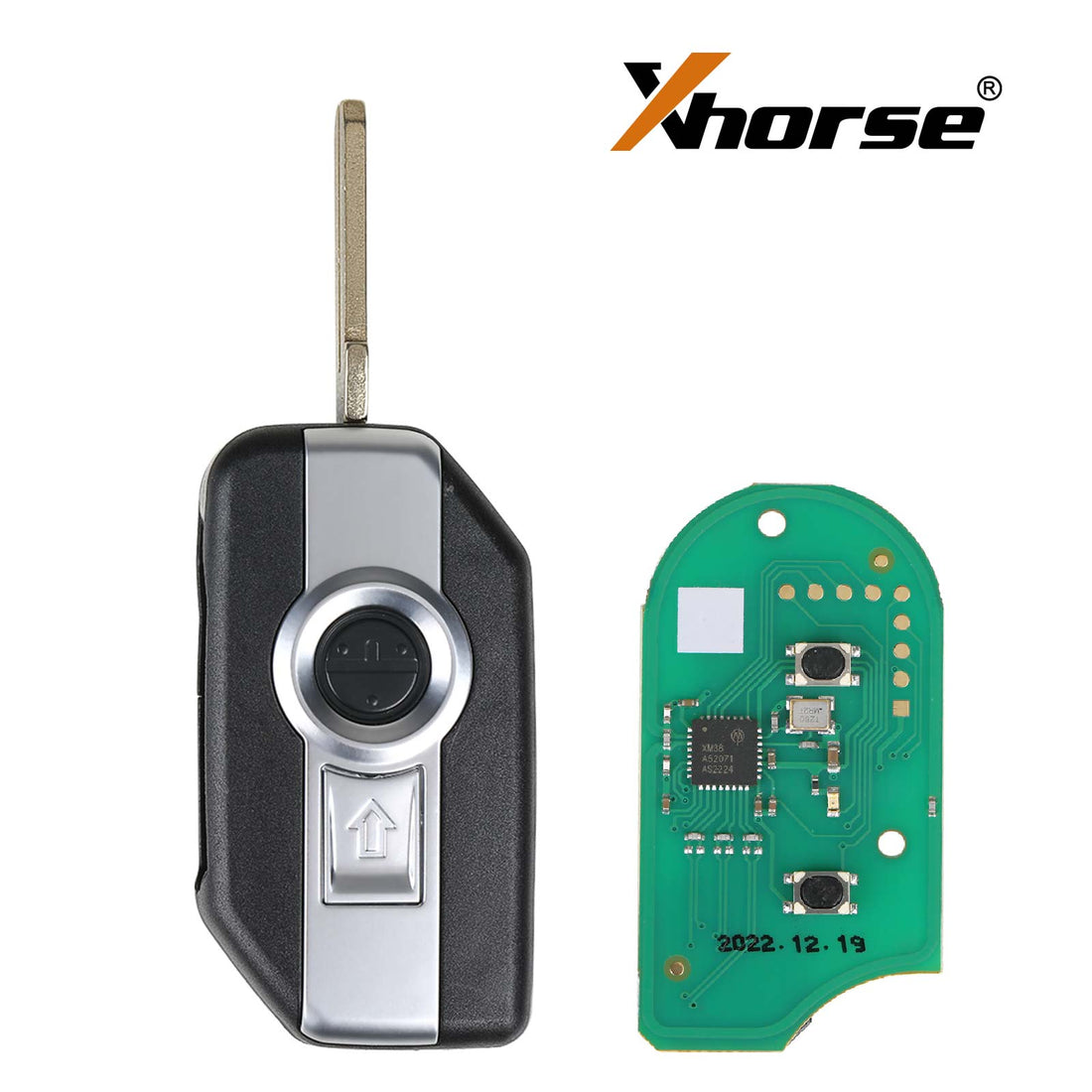 XHORSE XSBM90GL Clé intelligente pour moto BMW avec coque sans logo, lot de 10 pièces