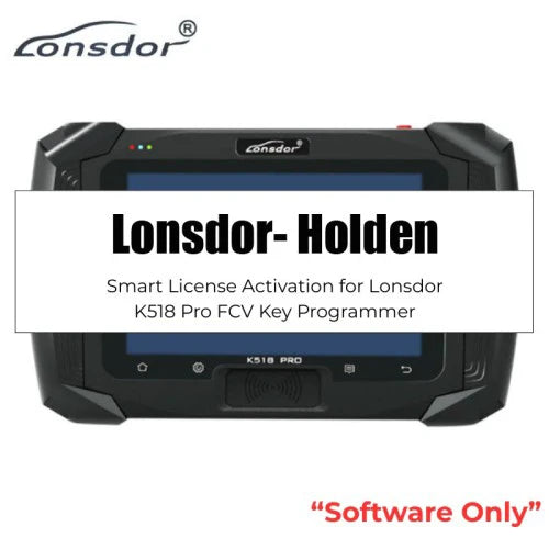 Holden License Activation for Lonsdor K518 Pro FCV Version Key Programmer
