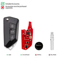 Xhorse XKGA83EN 2nd Generation GAO8 Style Universal Wired Remote Key with All Black Buttons, 5PCS/Pack