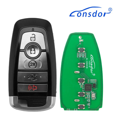 LONSDOR FO30 Serie Smart Key FO30-02 Niederfrequenz 315/433 MHz 5 Tasten für Ford