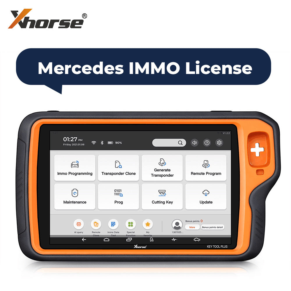 Licence de logiciel de programmation Xhorse Mercedes-Benz IMMO – Compatible avec VVDI Key Tool Plus version VAG
