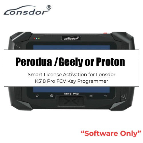 Perodua / Geely Lizenzaktivierung für Lonsdor K518 Pro FCV Version Schlüsselprogrammierer