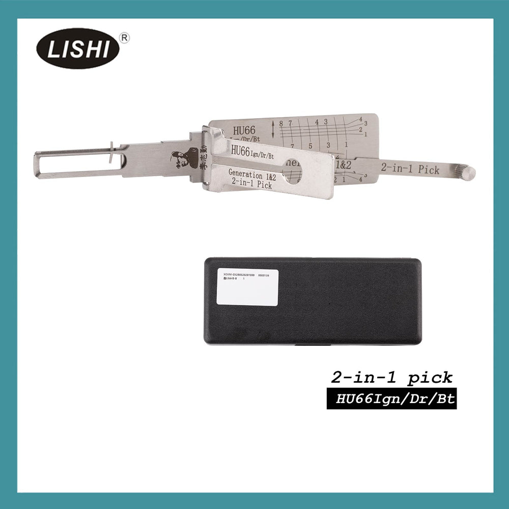 LISHI HU66 2-in-1 Alat Buka dan Dekoder Otomatis