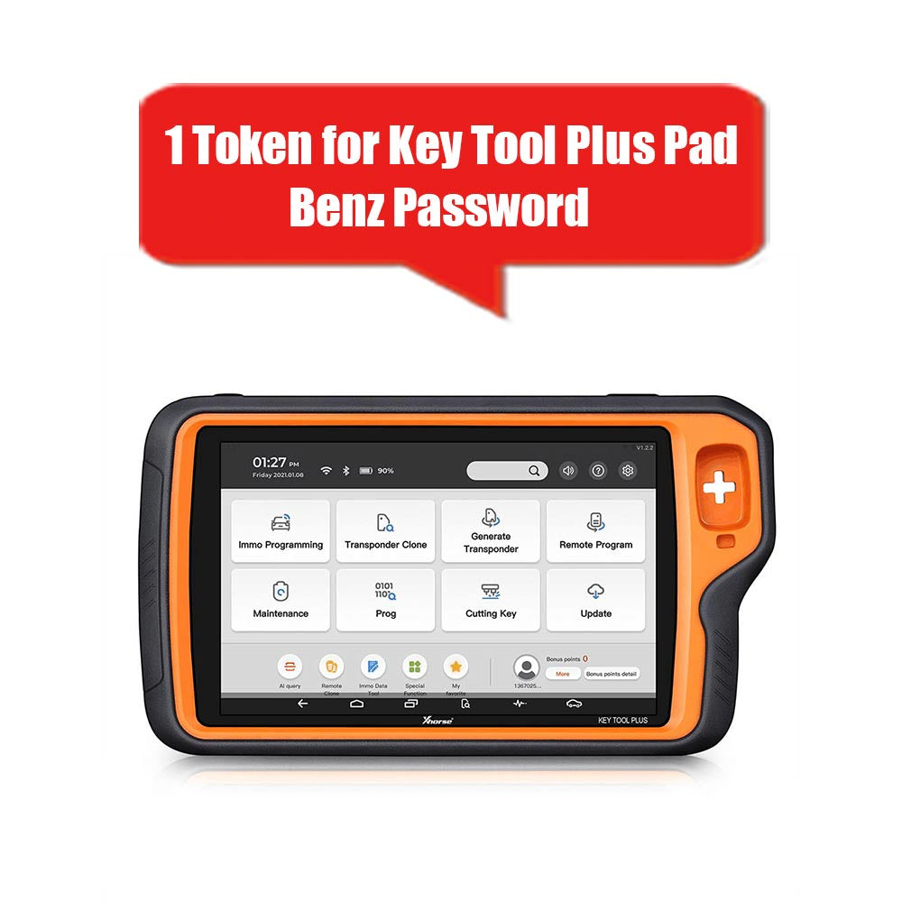 Xhorse VVDI Key Tool Plus Pad Benz Şifre Hesaplama için 1 Jeton