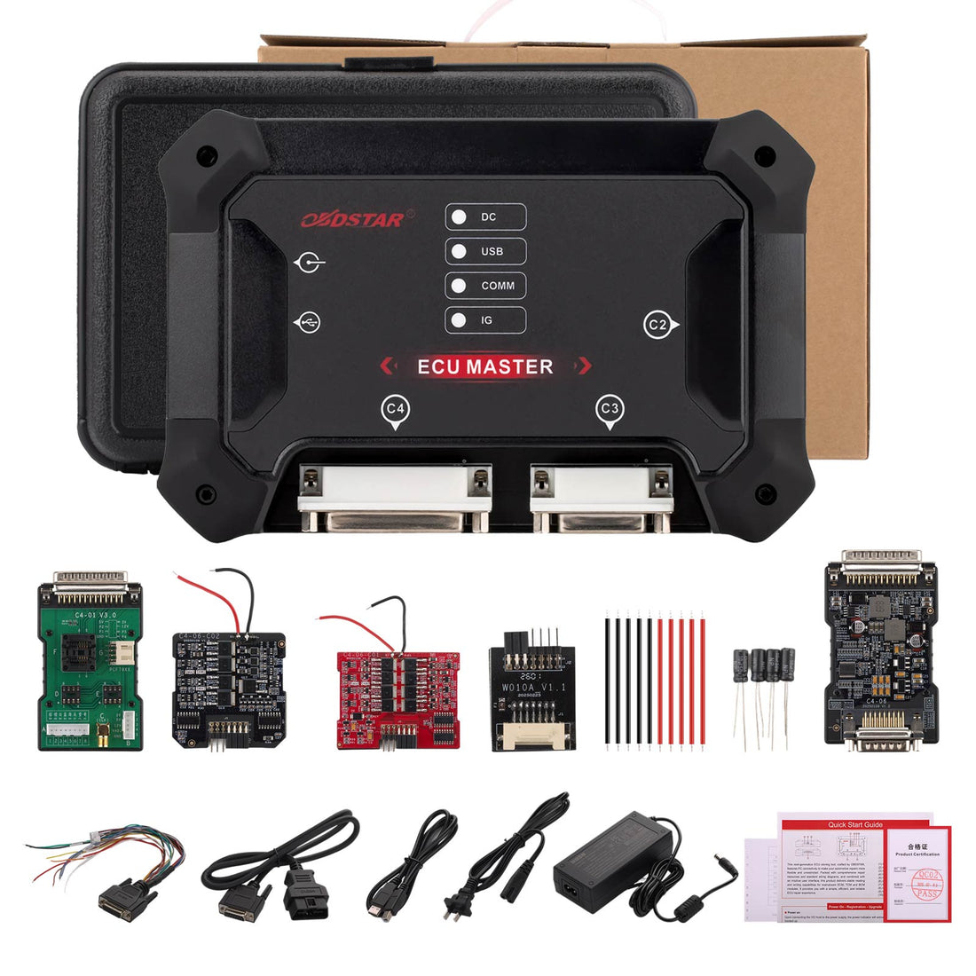 2026 OBDSTAR ECU Master (A+B+C) Konfiguration PC-basierter ECU-Flasher für Pkw, Elektrofahrzeuge, Motorräder und Nutzfahrzeuge (ECM/TCM/BCM)