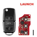 5PCS LAUNCH LK-Volkswagen Smart Key (Folding 3-Button-Black) LK3-VOLWG-01