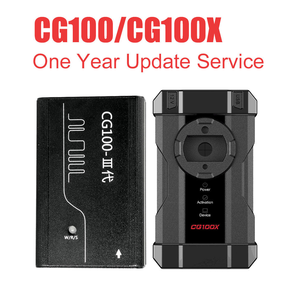 Service de mise à jour d'un an pour outil de réinitialisation d'airbag CG100 CG100X (abonnement uniquement)