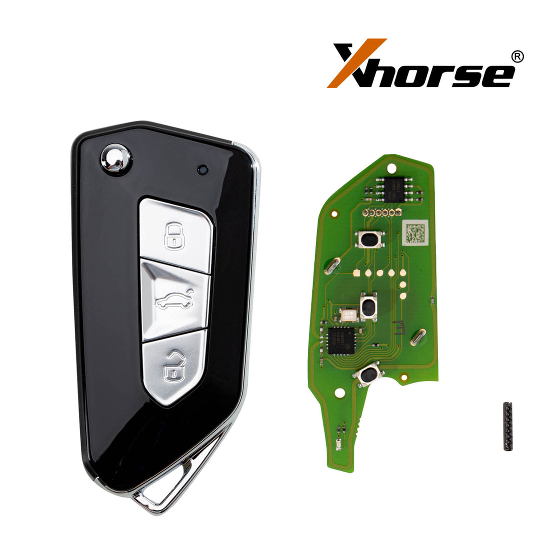 Xhorse XKGA82EN elektroplattierte matte Tasten GAO8 Stil universelle kabelgebundene Fernbedienung, 5 Stück pro Set