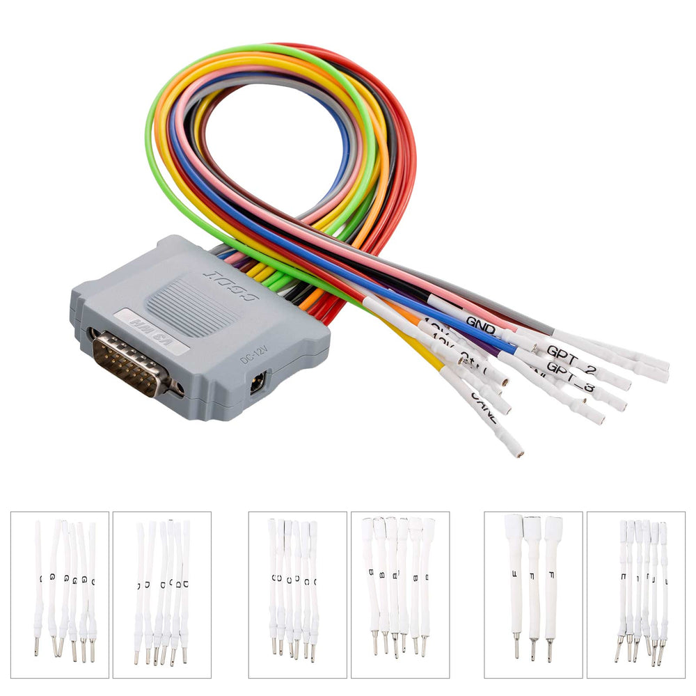 2026 CG FC200 New DB15 Harness with New 12V Control and GPT-4 Supports B48 B58 ECU No-Open Decrypt & Read Write