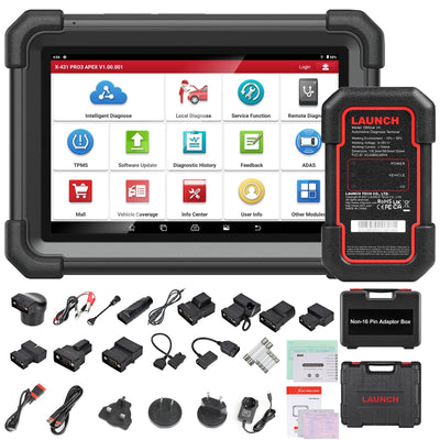 New LAUNCH X-431 PRO3 APEX Automotive Diagnostic Tools 37 Special Functions Fast and Accurate Diagnoses TPMS Function