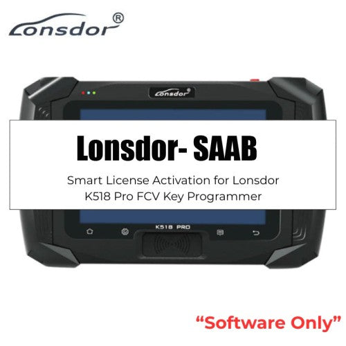 Aktivasi Lisensi SAAB untuk Pemrogram Kunci Lonsdor K518 PRO Versi FCV