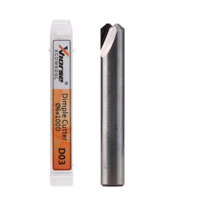 Xhorse XCDW6DGL Cortador de hoyuelos de 6.0 mm para uso externo en máquina de corte de llaves Condor XC-MINI Plus II, 5 piezas por lote