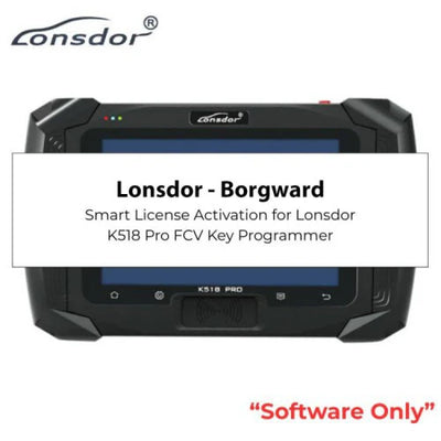 Borgward License Activation for Lonsdor K518 PRO FCV Version Key Programmer