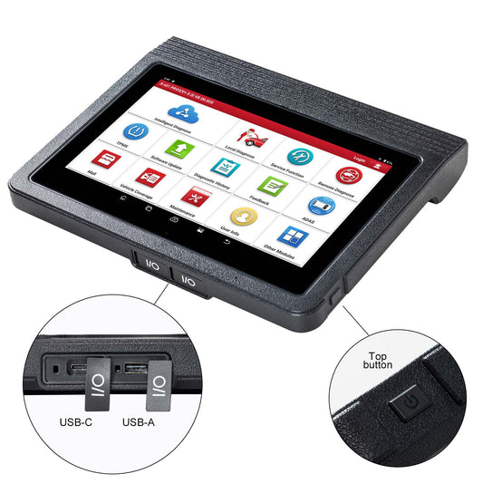 2026 Launch X431 V+ 5.0 PRO3 Diagnostic Tool Supports Topology Mapping ECU Online Coding & 37+ Services AutoAuth FCA SGW Add CAN FD Protocols