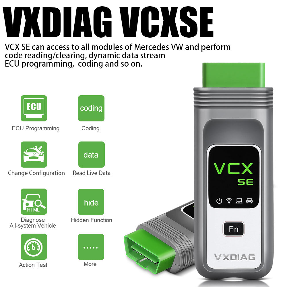 VXDIAG VCX SE 6154 DOIP Diagnosetool für VW Audi Skoda Seat | ODIS V25 & Engineering V17.0.1