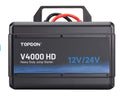 TOPDON V4000 HD 12V/24V 4000A Jump Starter Supports 60 Starts for Passenger vehicles & Light-duty, Fast Charge to Full Power in 3.5H
