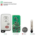 KEYDIY TIB03-4(Silver Gray) 4 Buttons Smart Key