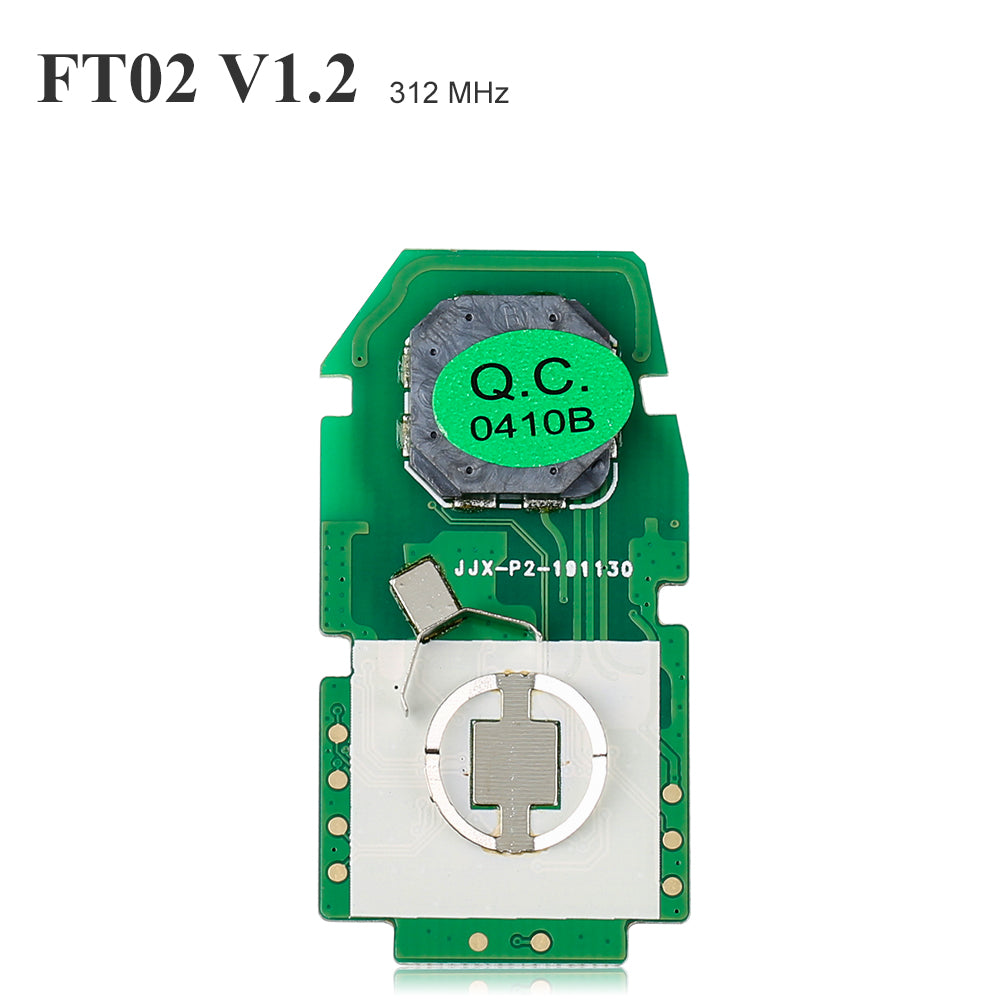 Lonsdor PCB de llave inteligente Toyota Lexus FT02-0410B 312MHz para K518 KH100